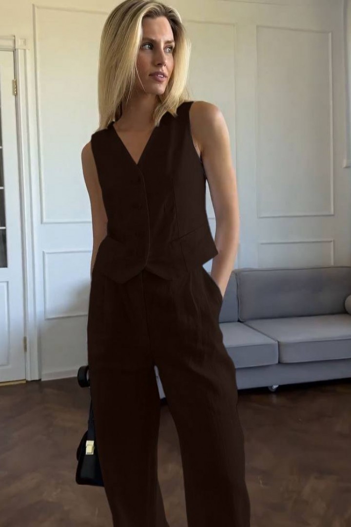 Льняной костюм BLO-859A600