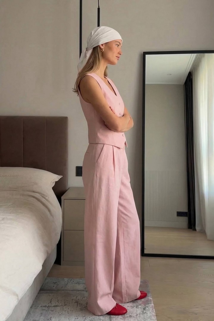 Льняной костюм BLO-859A600