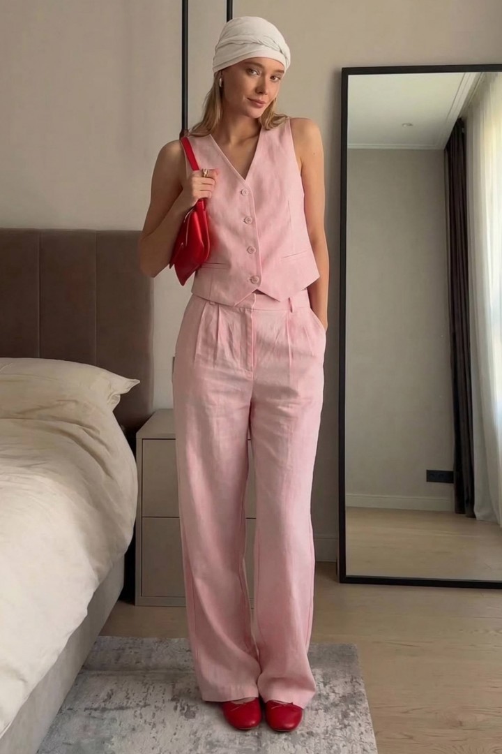 Льняной костюм BLO-859A600