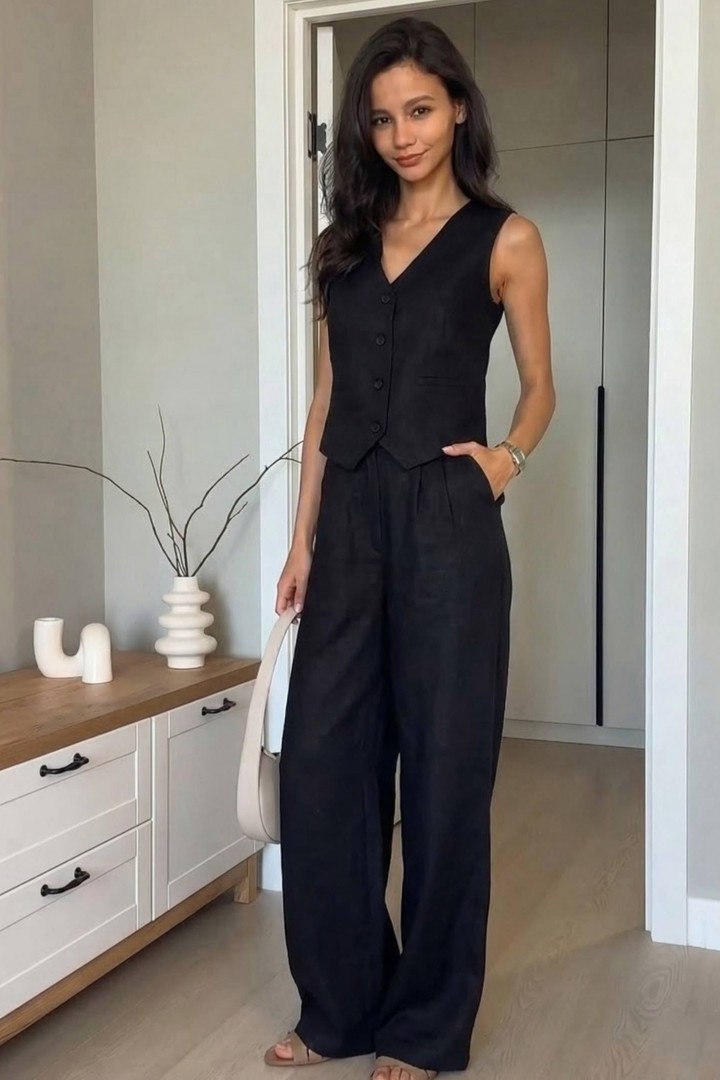 Льняной костюм BLO-859A600