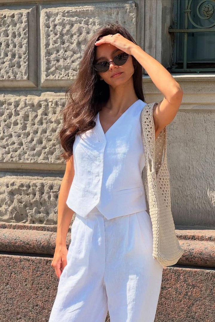 Льняной костюм BLO-859A600