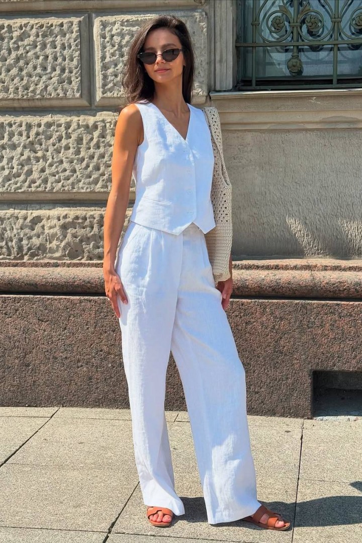 Льняной костюм BLO-859A600