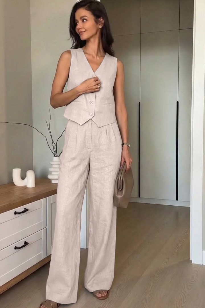 Льняной костюм BLO-859A600