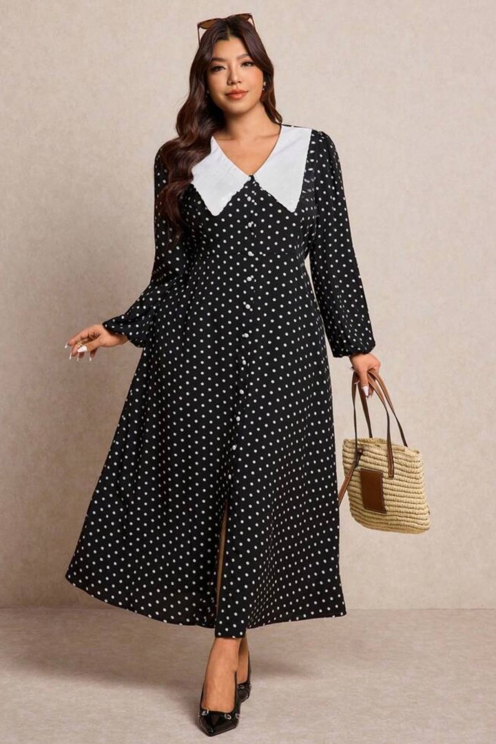 Платье с воротничком NS-233A580