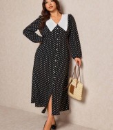 Платье с воротничком NS-233A580