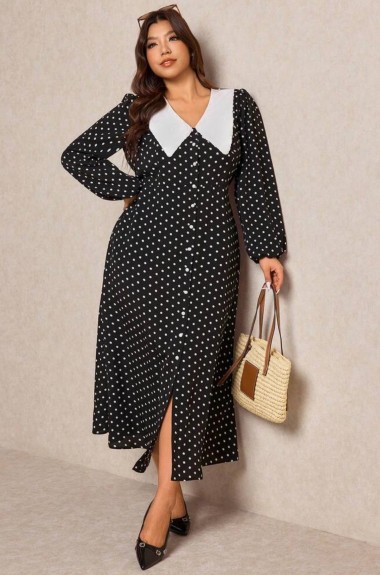 Платье с воротничком NS-233A580