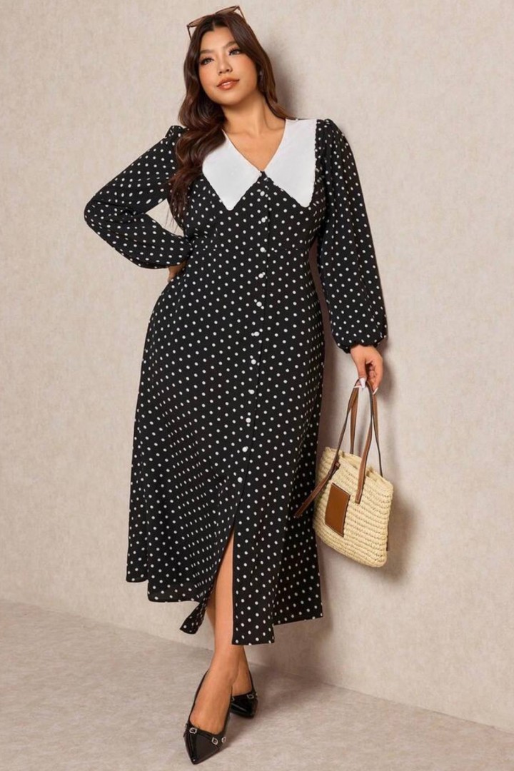 Платье с воротничком NS-233A580