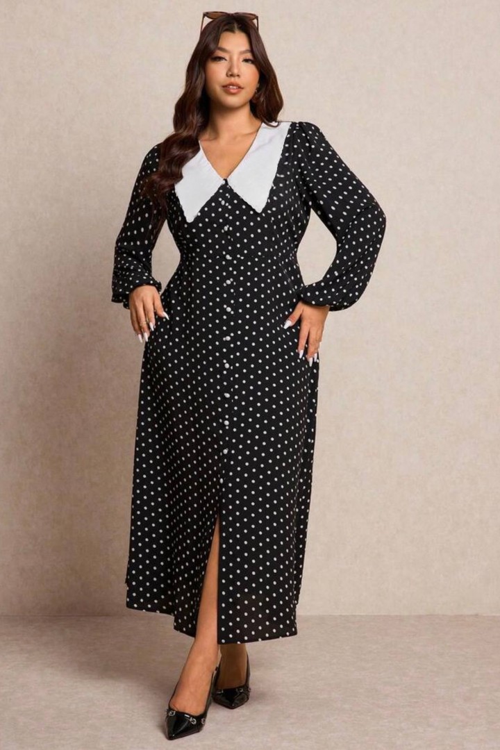 Платье с воротничком NS-233A580