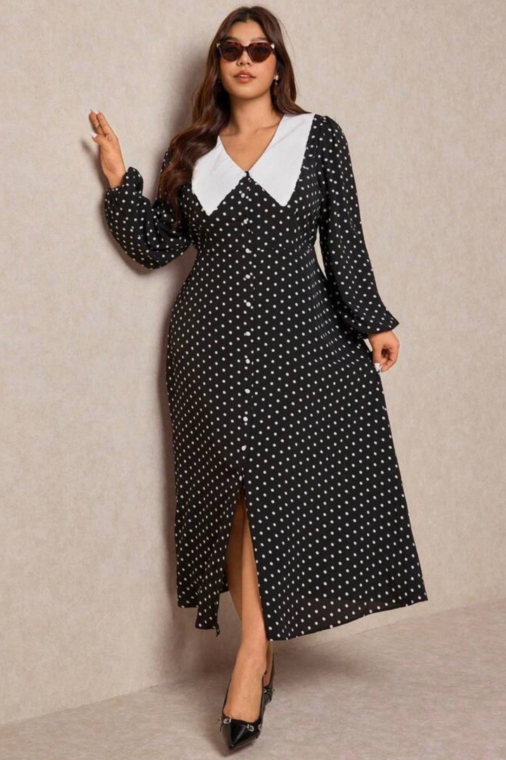 Платье с воротничком NS-233A580