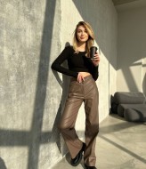 Кожаные штаны BOT-127A399