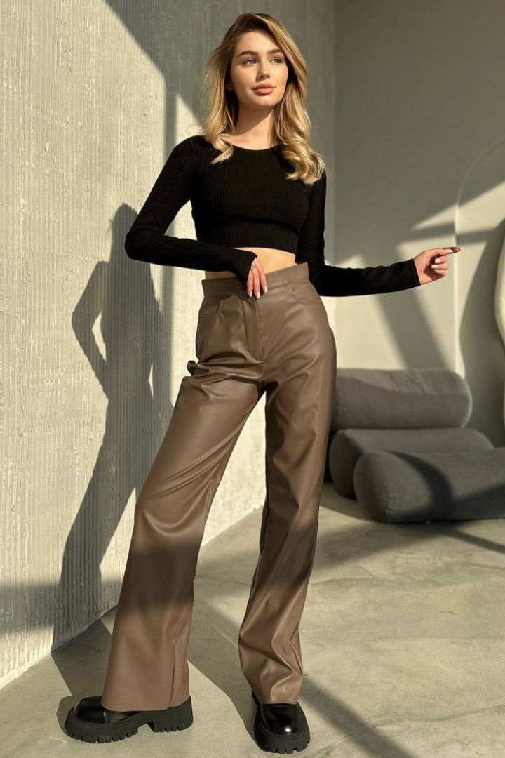 Кожаные штаны BOT-127A399