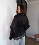 Блуза с кружевом TOR-2618A450