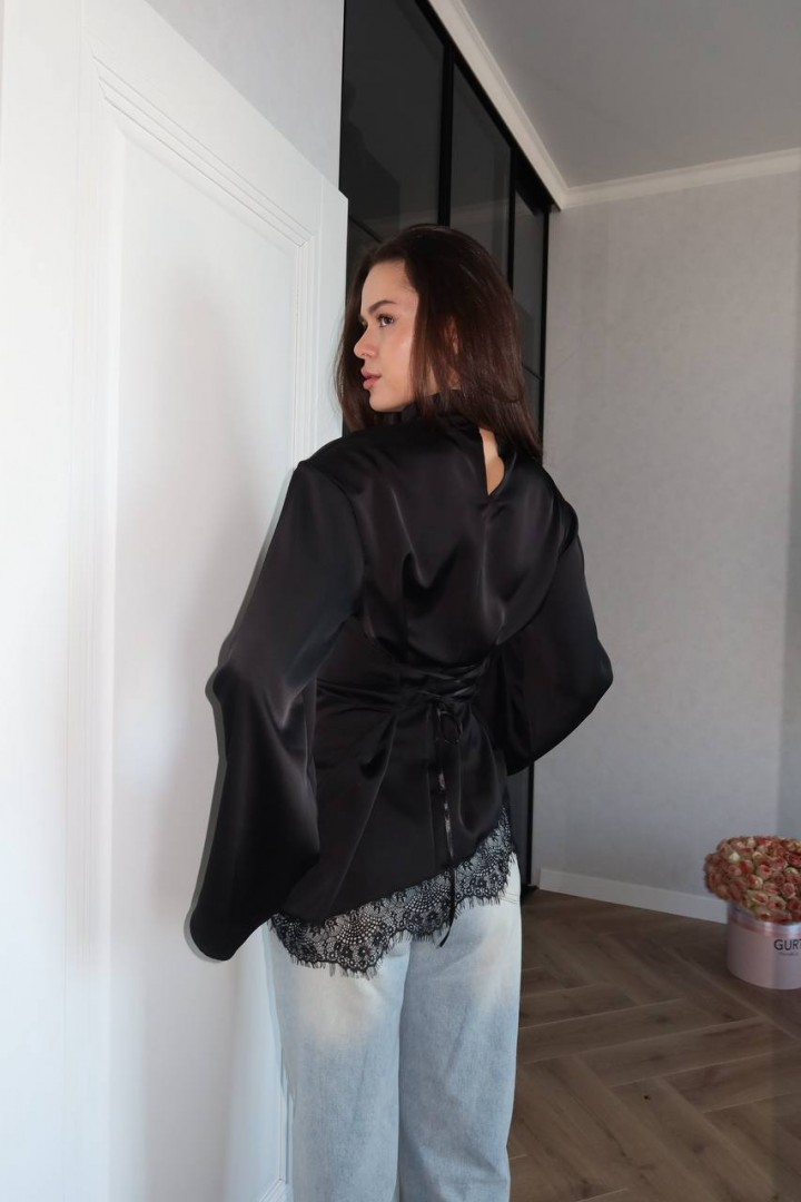 Блуза с кружевом TOR-2618A450