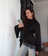 Блуза с кружевом TOR-2618A450