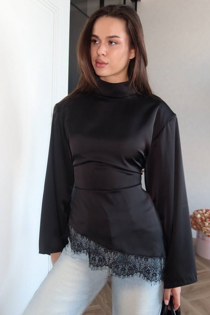 Блуза с кружевом TOR-2618A450