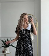 Платье с воротником AJO-416A400