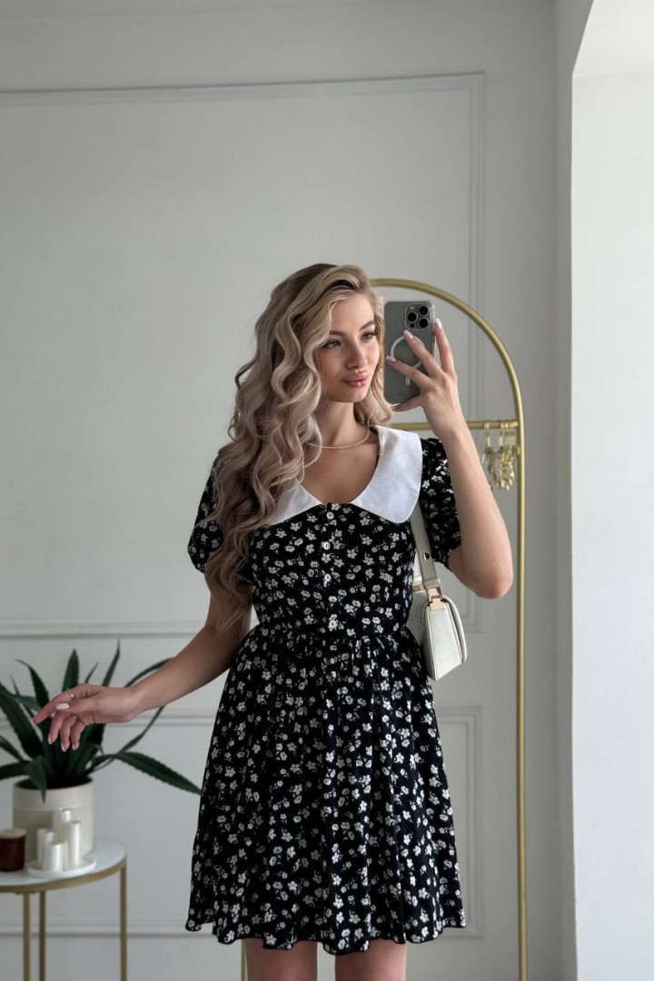 Платье с воротником AJO-416A400