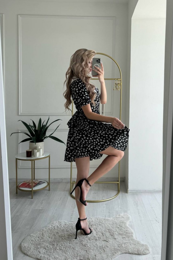 Платье с воротником AJO-416A400