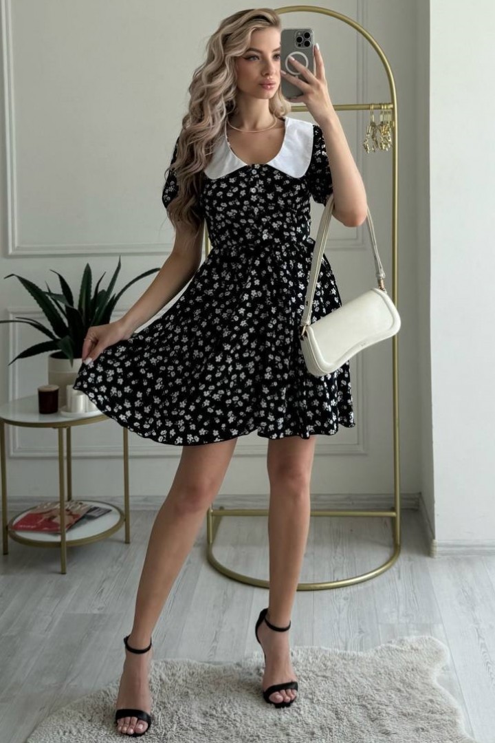 Платье с воротником AJO-416A400