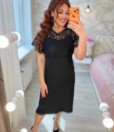 Комбинированное платье MA-N2194A750