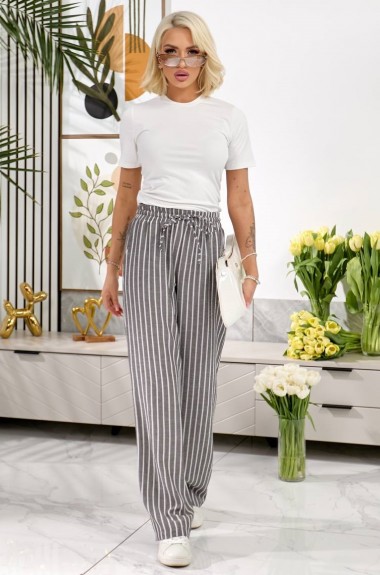 Льняні штани NOB-26026A350