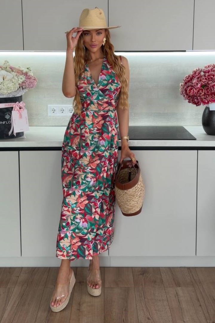 Платье с принтом ATE-098A590