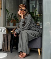 Женский брючный костюм с широкими брюками  IN-912A600