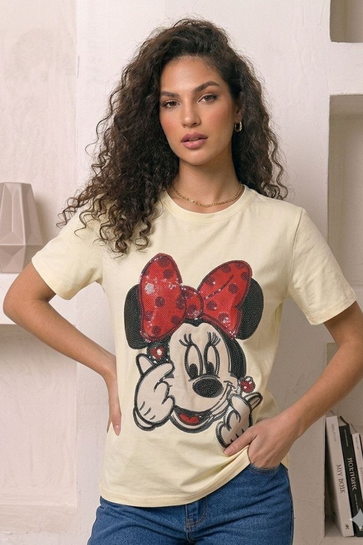 Футболка oversize с ярким принтом MIK-2762,2A380