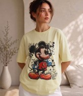 Футболка oversize з яскравим принтом MIK-2762,7A380
