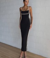 Длинное обтягивающее платье  LK-324A450