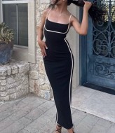 Длинное обтягивающее платье  LK-324A450