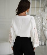 Льняная вышиванка женская KA-7556A700