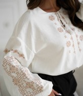 Льняная вышиванка женская KA-7556A700