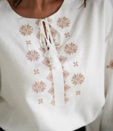 Льняная вышиванка женская KA-7556A700