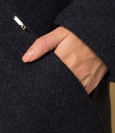 Пальто " Кетти" с натуральным мехом песца YO-2308.5A500