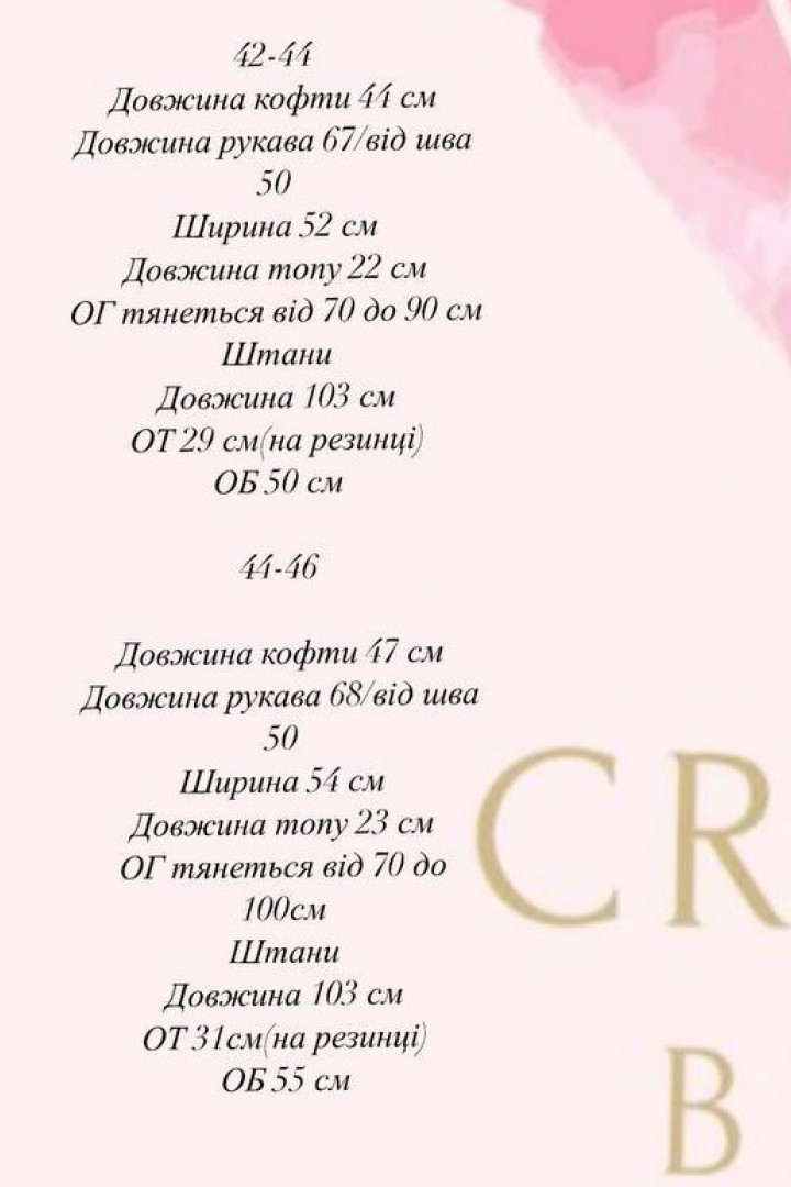 Велюровый костюм тройка CRY-1085A599