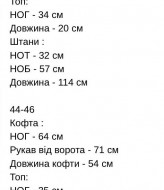 Велюровый костюм кофта, брюки и топ CRY-1267A650