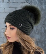 Шапка женская с бубоном YO-230922A140