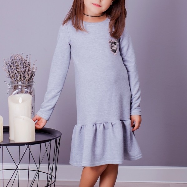 Детское трикотажное платье SIM-S2006A11