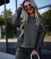 Костюм из замши EST-5494A650