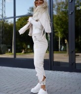 Костюм из замши EST-5494A650