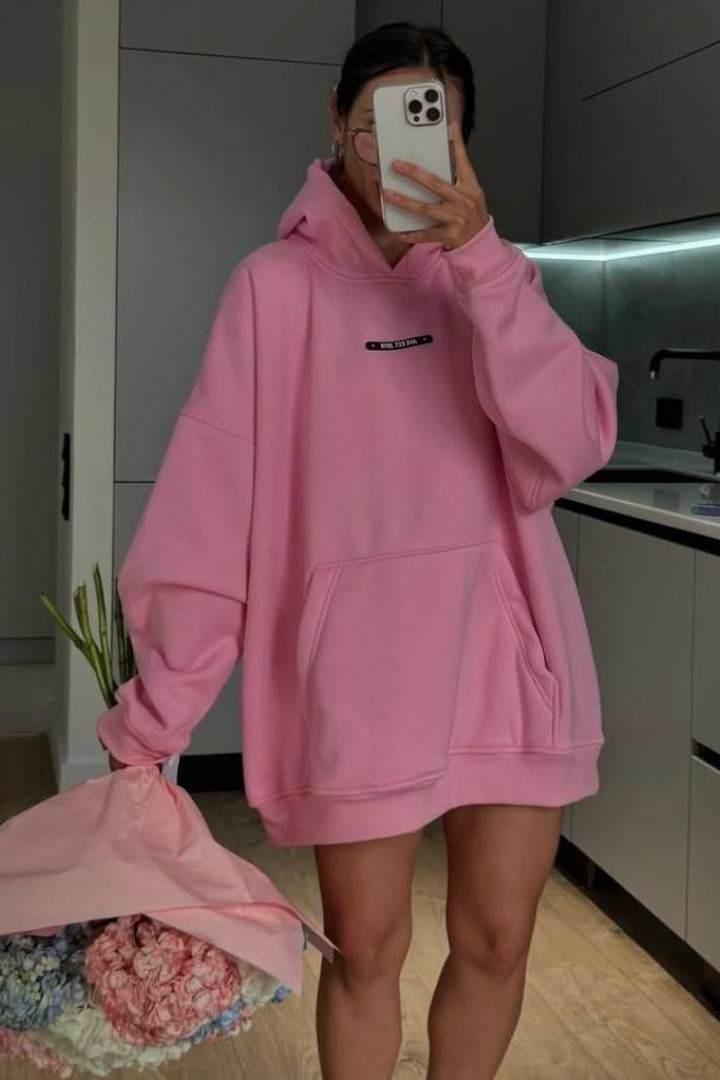 Яскраве oversize худі INNA-582A650 Яскраве oversize худі INNA-582A650