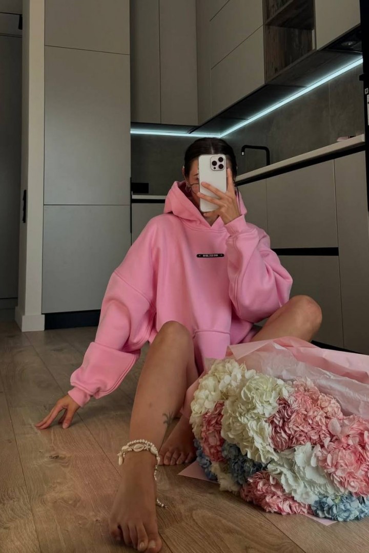 Яскраве oversize худі INNA-582A650 Яскраве oversize худі INNA-582A650