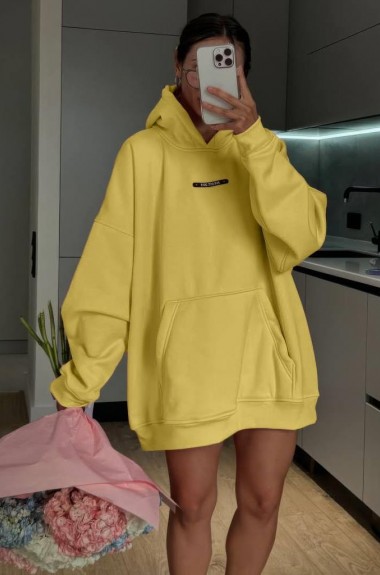Яскраве oversize худі INNA-582A650 Яскраве oversize худі INNA-582A650