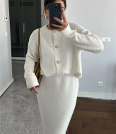 Ангоровый костюм с юбкой  SP-133A660