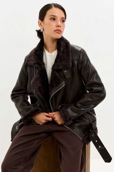 Дубленка из эко кожи  ZL-259A1600 Дубленка из эко кожи  ZL-259A1600