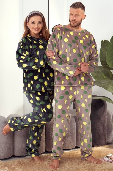 Плюшевая мужская пижама DG-p15593A700