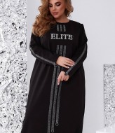 Платье декорированное спереди NJ-NU-1291A1000