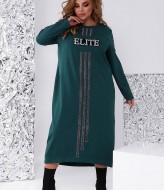 Платье декорированное спереди NJ-NU-1291A1000