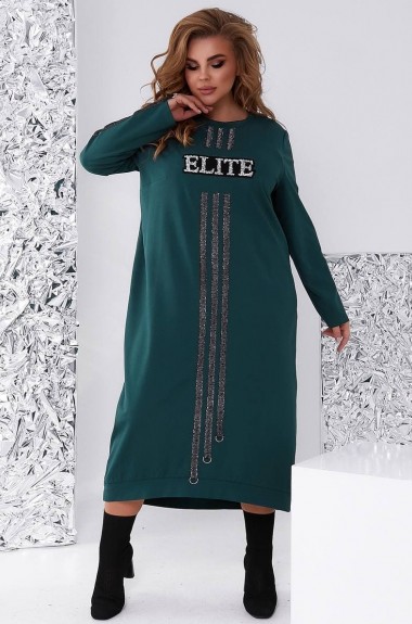 Платье декорированное спереди NJ-NU-1291A1000